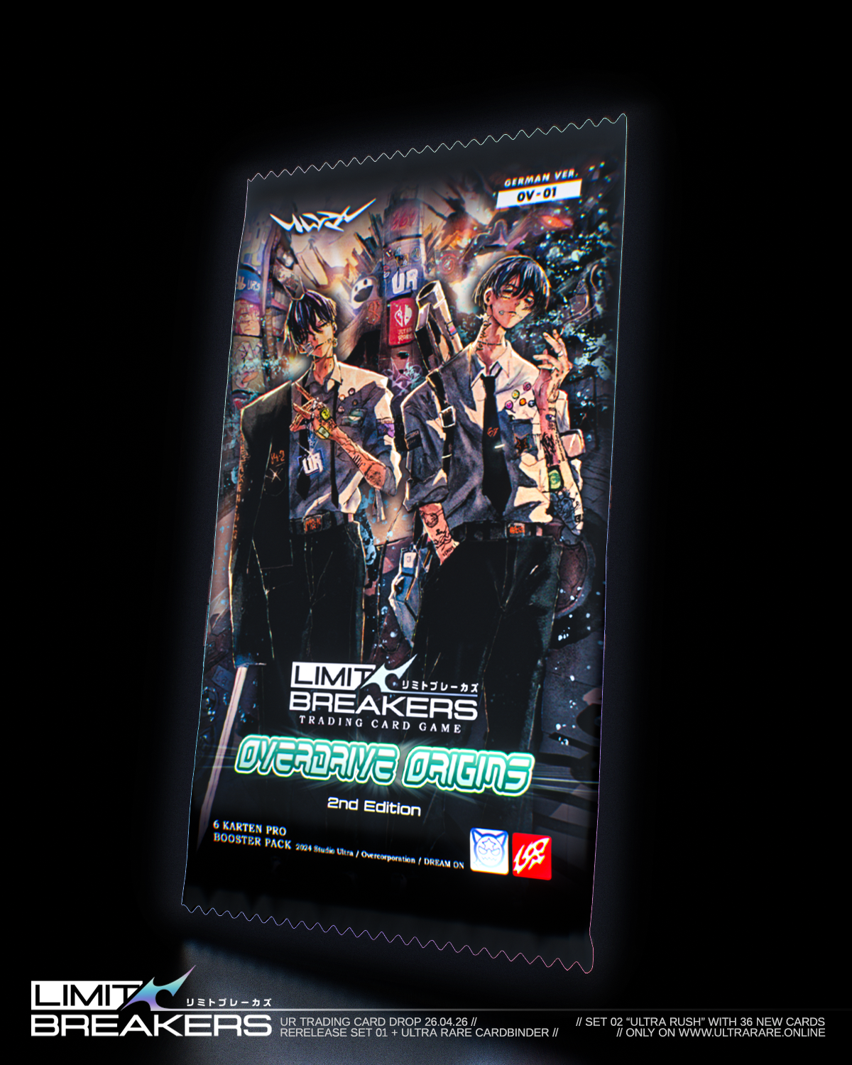 SET 01 "OVERDRIVE ORIGINS" TCG: BOOSTER PACK (2. Auflage)
