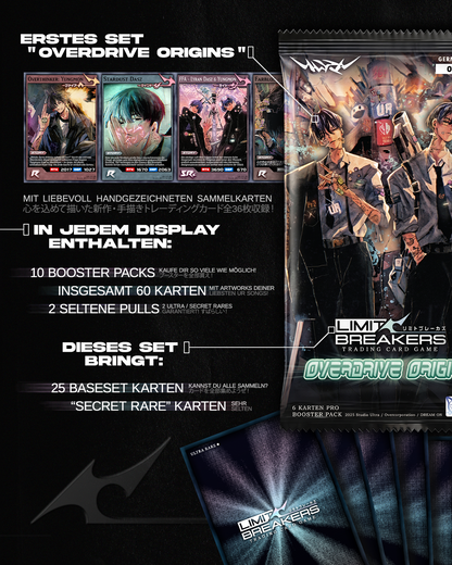SET 01 "OVERDRIVE ORIGINS" TCG: DISPLAY BOX (2. Auflage)